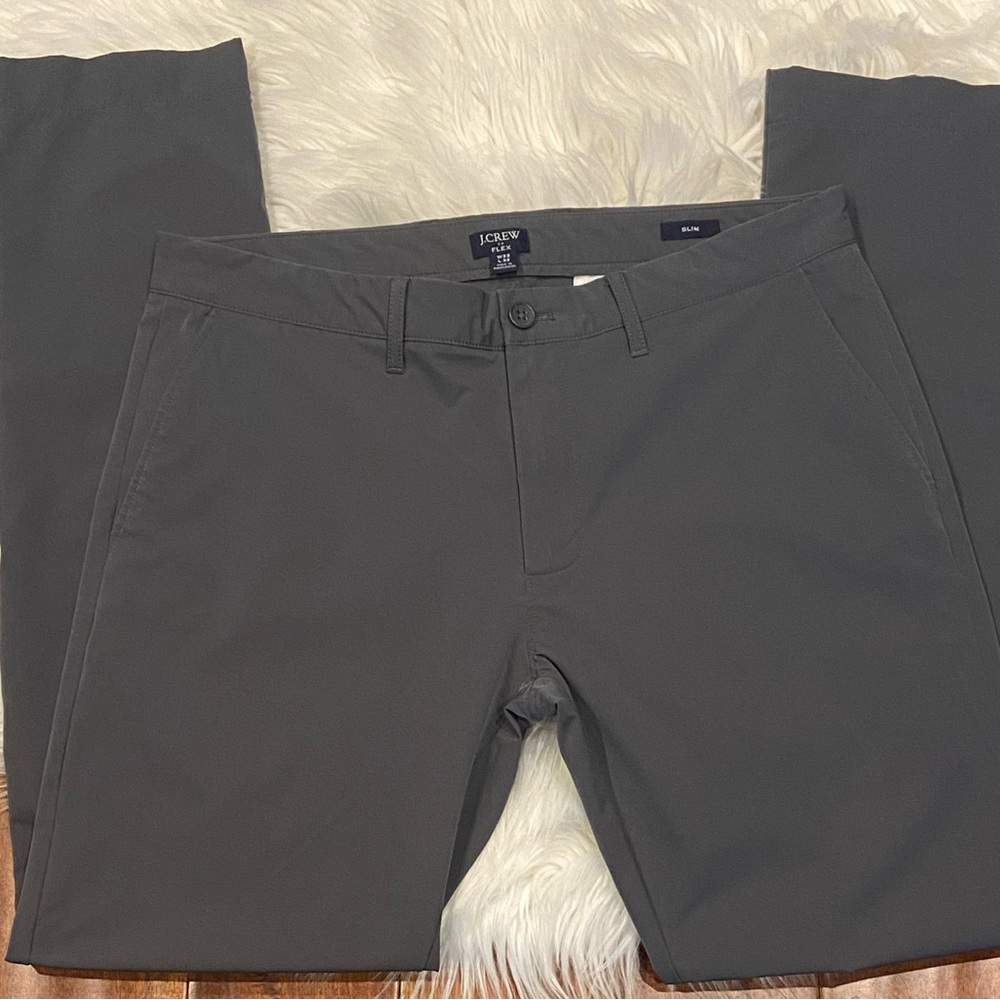 Men's Gray J. Crew flex pants